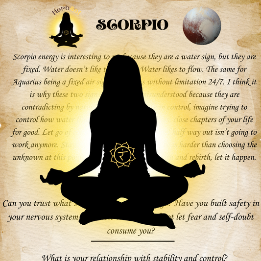 Scorpio Shadow Work Prompts