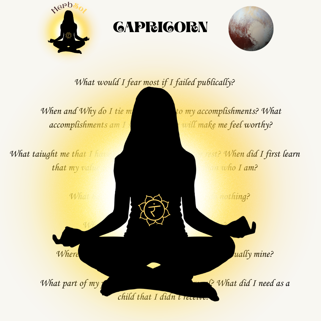 Capricorn Shadow Work Prompts